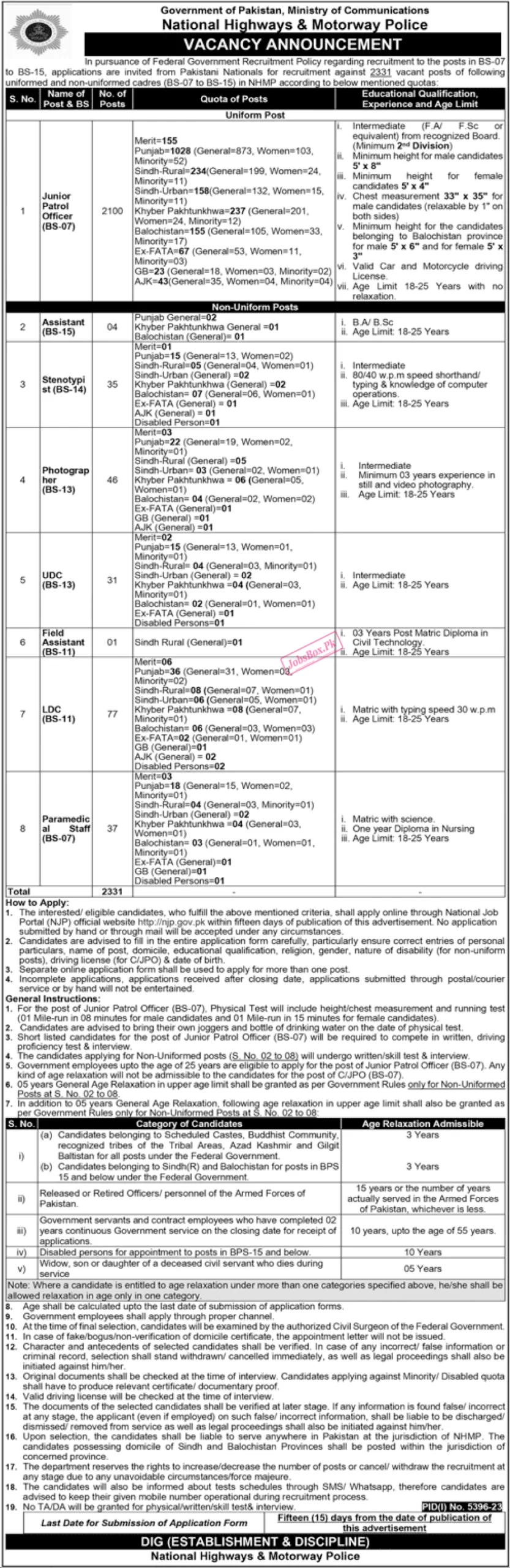 National Highway And Motorway Police Jobs 2024 Latest Ads   National Highway And Motorway Police Jobs 2024 Scaled 1.webp